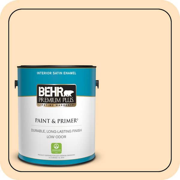 BEHR PREMIUM PLUS #310C-2 Orange Glow Enamel & Primer Color Sample (3)
