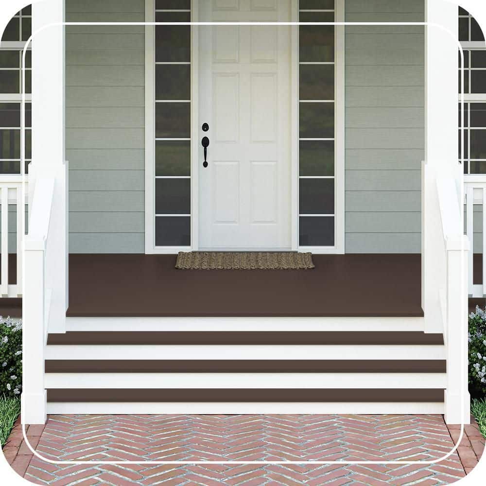 BEHR PREMIUM #780B-7 Textured Low-Lustre Enamel Interior/Exterior Porch and Patio Anti-Slip Floor Paint (2)
