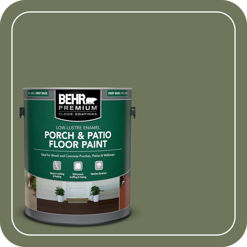 BEHR PREMIUM #MS-54 Low-Lustre Enamel Interior/Exterior Porch and Patio Floor Paint (1)