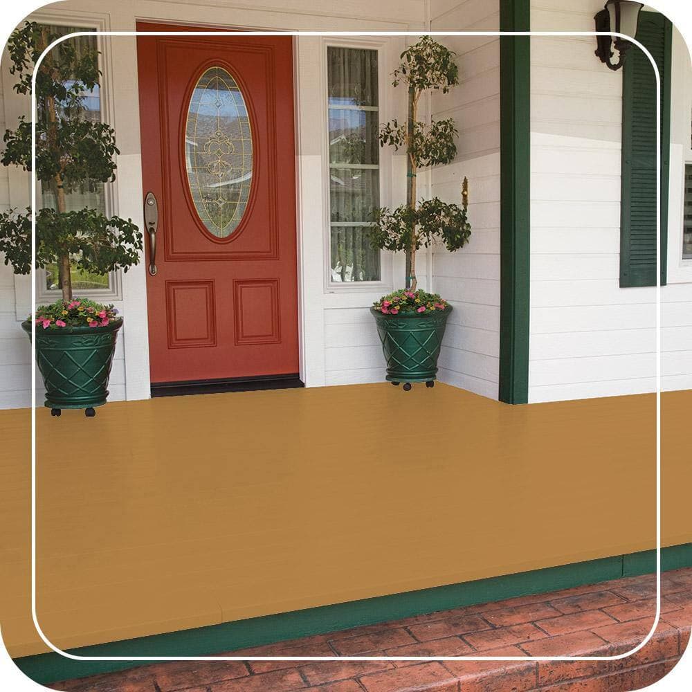 BEHR PREMIUM #PPU6-02 Low-Lustre Enamel Interior/Exterior Porch and Patio Floor Paint (2)