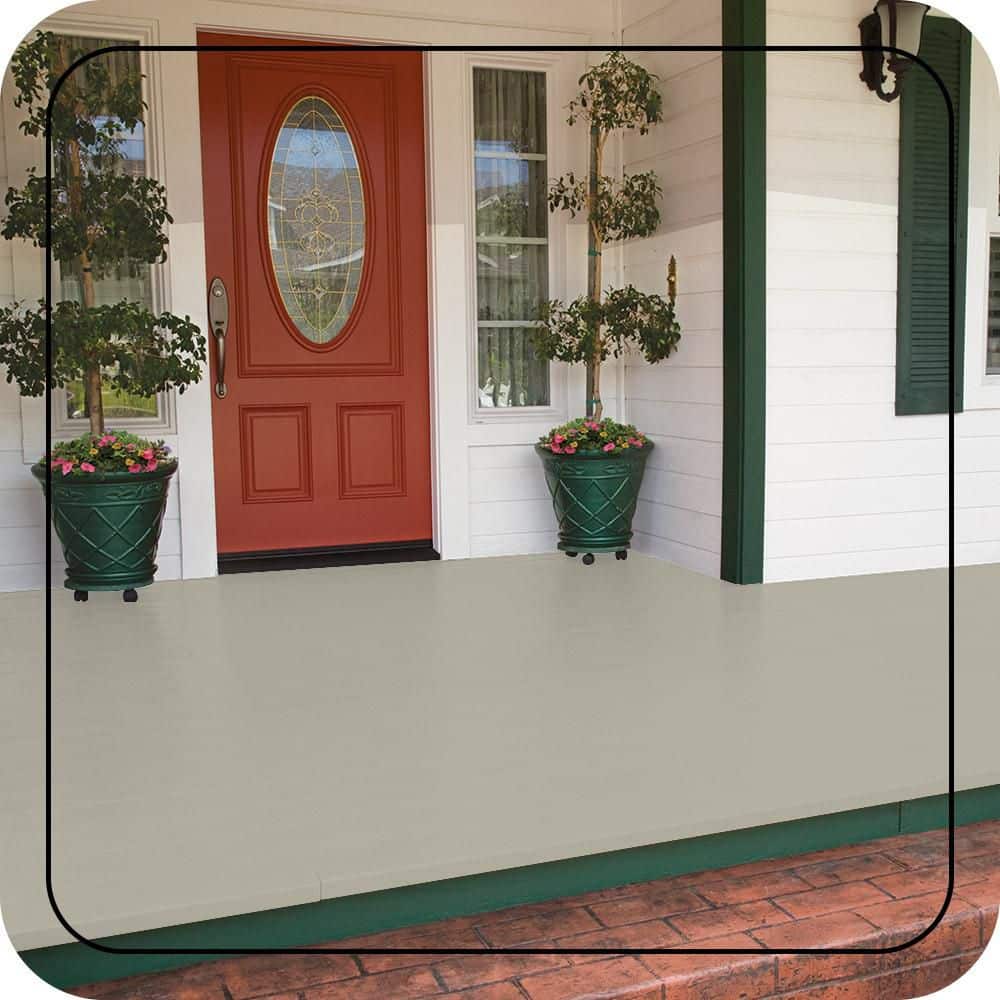 BEHR PREMIUM #780C-3 Low-Lustre Enamel Interior/Exterior Porch and Patio Floor Paint (2)