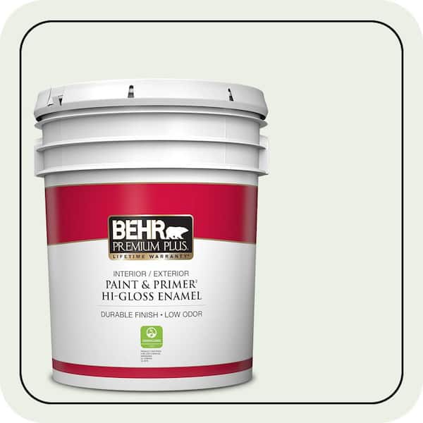 BEHR PREMIUM PLUS #440C-1 Cool White Enamel & Primer Color Sample (4)