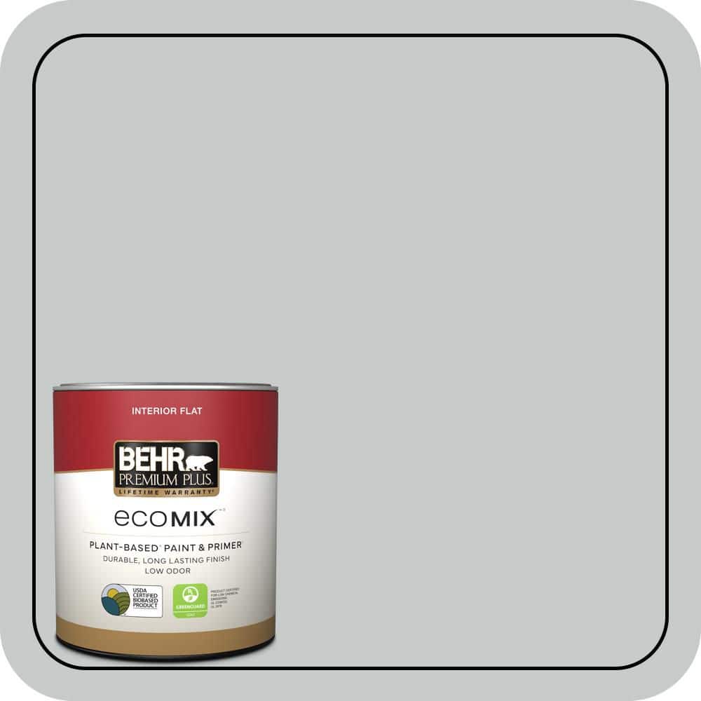 BEHR PREMIUM PLUS #PPU26-17 Fast as the Wind Flat EcoMix Plant-Based & Primer (1)
