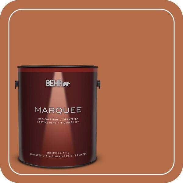 BEHR PREMIUM PLUS #M210-7 Thanksgiving Enamel Low Odor & Primer (2)