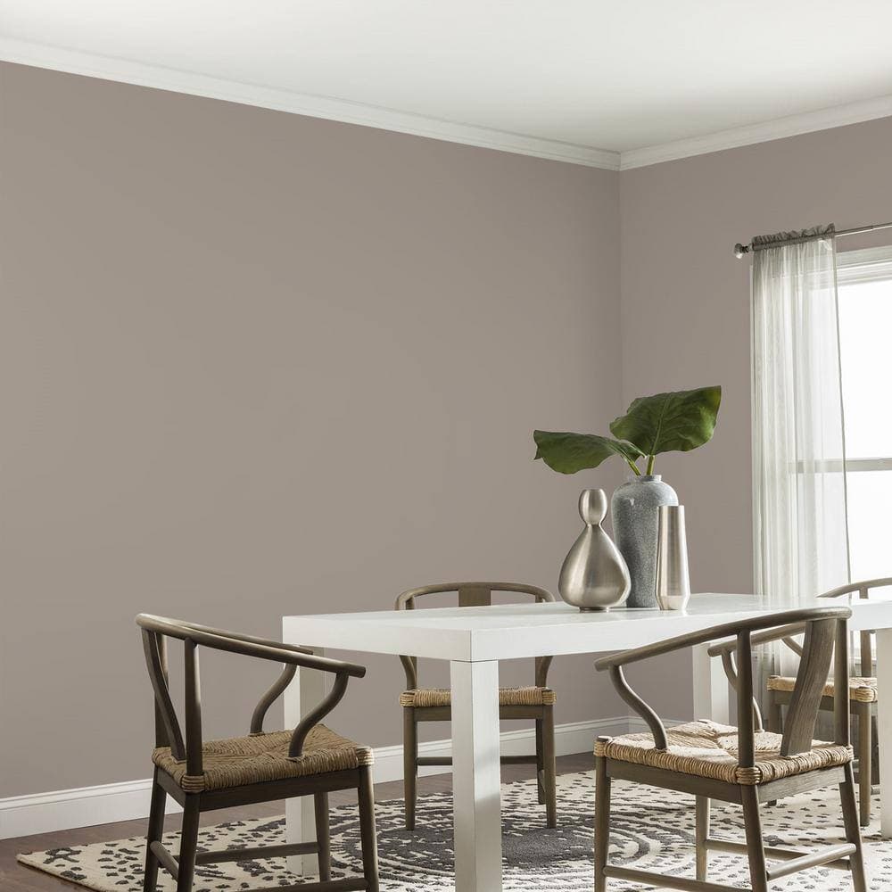 Glidden Premium 1 qt. #PPG1022-4 Rock Slide Eggshell Interior Latex Paint (4)