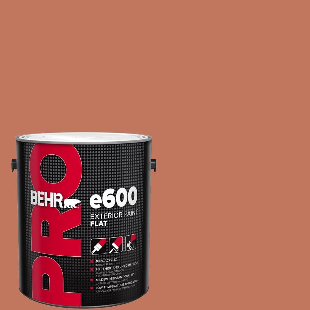 BEHR PRO 1 gal. #PMD-11 Warm Terra Cotta Flat Exterior Paint