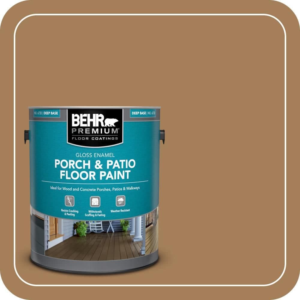 BEHR PREMIUM 1 gal. #S280-6 Hazel Gloss Enamel Interior/Exterior Porch and Patio Floor Paint