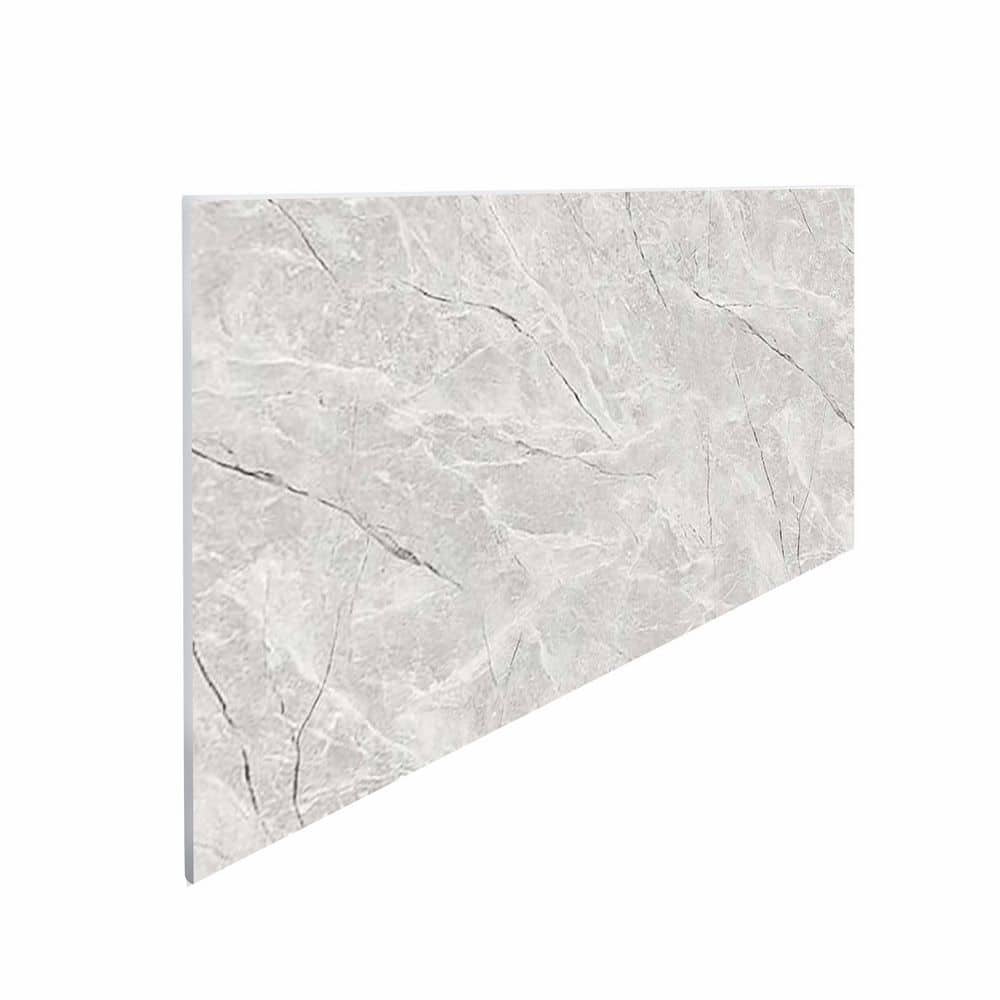 Dundee Deco Falkirk Irvine II, 1/8 in. x 2 ft. x 4 ft. Brown Glossy PVC Decorative Wall Paneling, Faux Marble, 4-Pack (1)