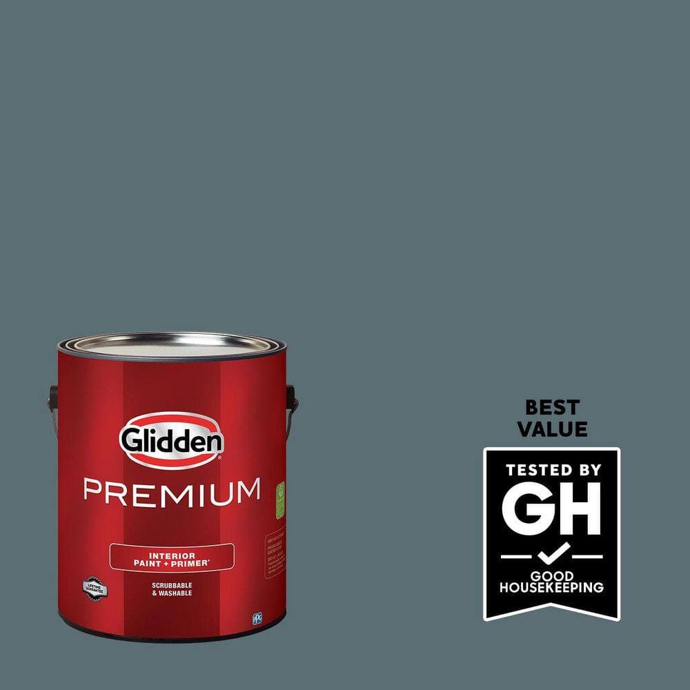 Glidden Premium 1 gal. PPG1035-6 Superstition Eggshell Interior Latex Paint (1)