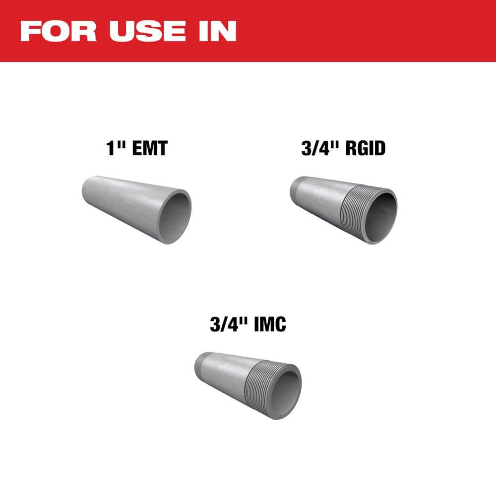 Milwaukee 1 in. EMT Aluminum Conduit Bender (3)