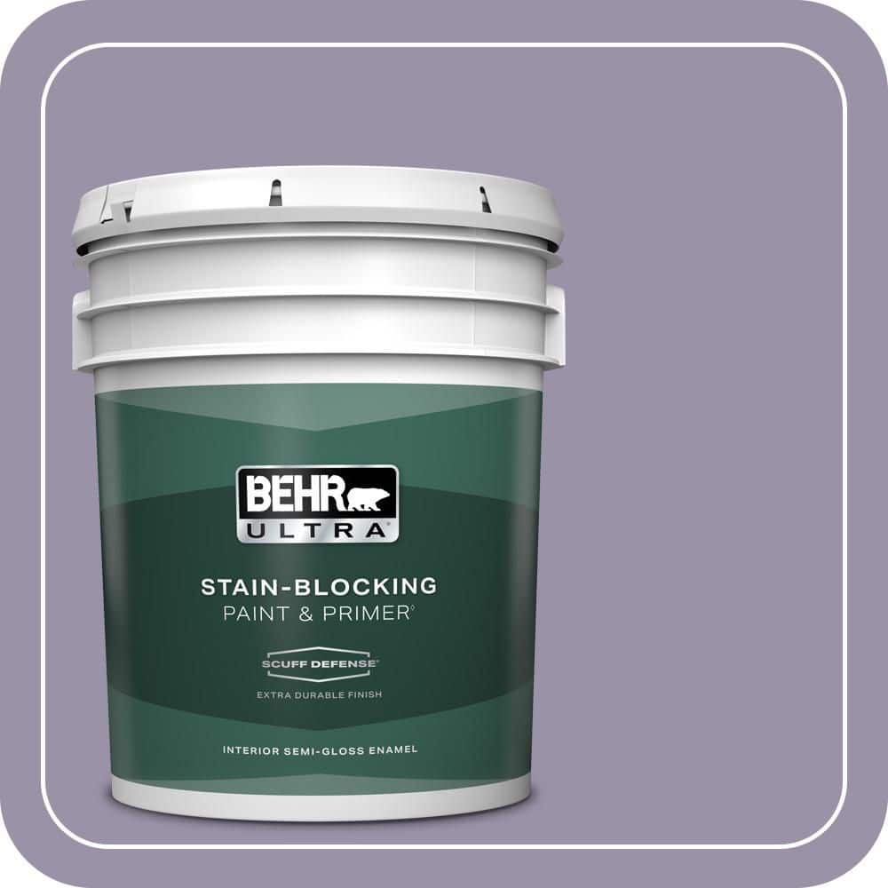 BEHR ULTRA 5 gal. #650F-4 Delectable Extra Durable Semi-Gloss Enamel Interior Paint & Primer
