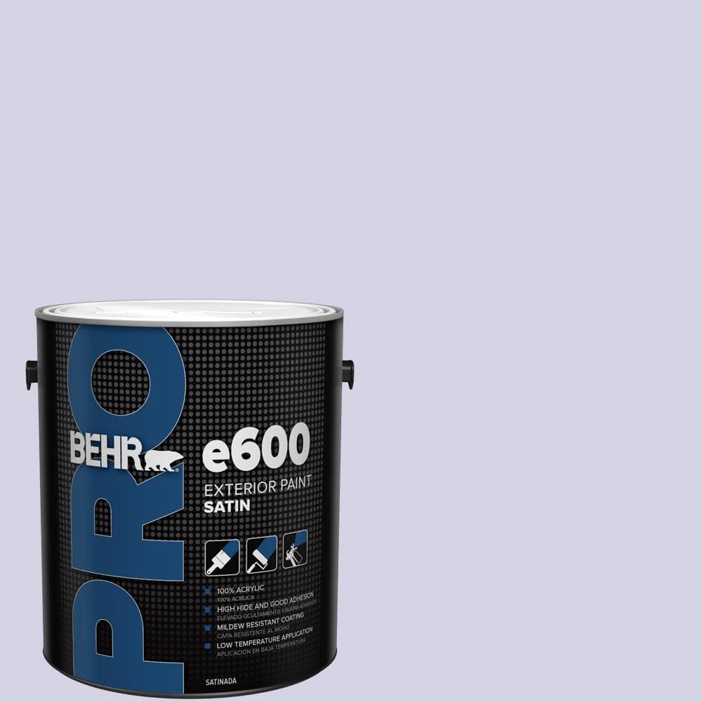 BEHR PRO 1 gal. #M550-2 Lavender Memory Satin Exterior Paint (1)