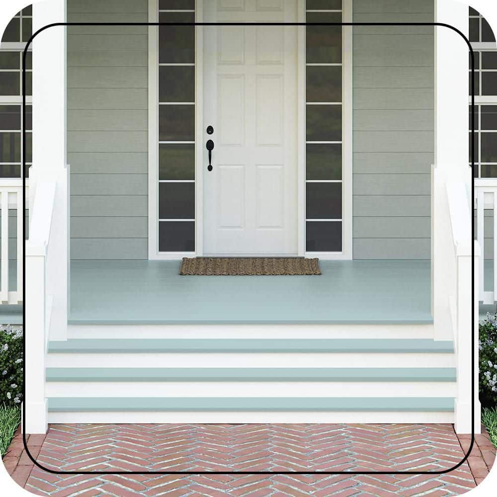 BEHR PREMIUM #S440-2 Textured Low-Lustre Enamel Interior/Exterior Porch and Patio Anti-Slip Floor Paint (2)