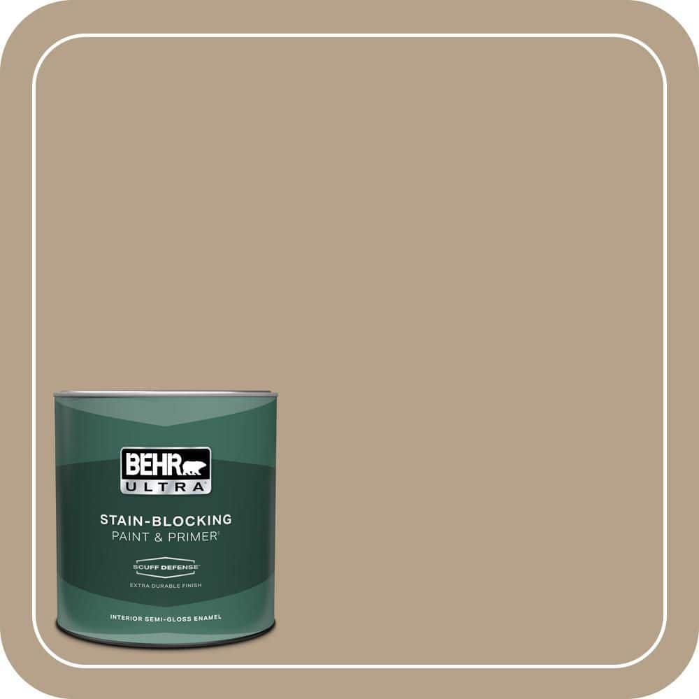 BEHR ULTRA 1 qt. #PPU7-06 Chateau Extra Durable Semi-Gloss Enamel Interior Paint & Primer
