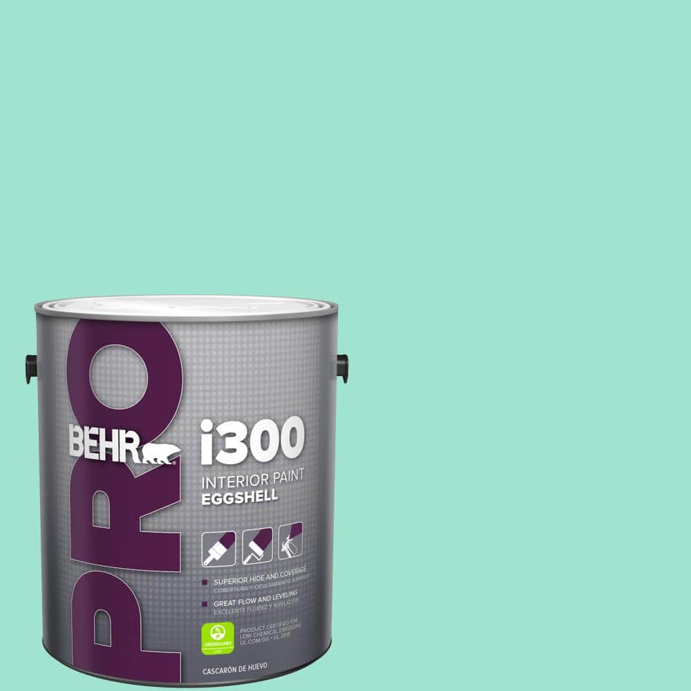 BEHR PRO 1 gal. #P430-2 Aqua Wish Eggshell Interior Paint