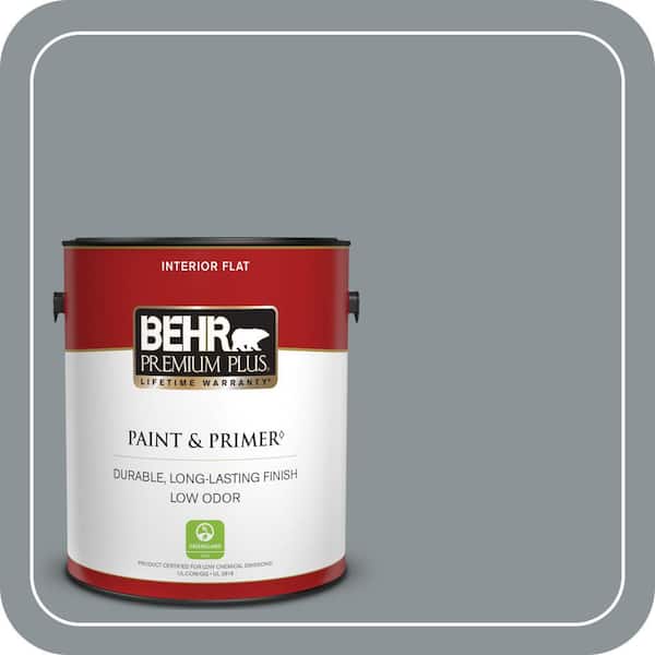 BEHR PREMIUM PLUS #ECC-34-2 Boulder Creek Enamel Low Odor & Primer (2)