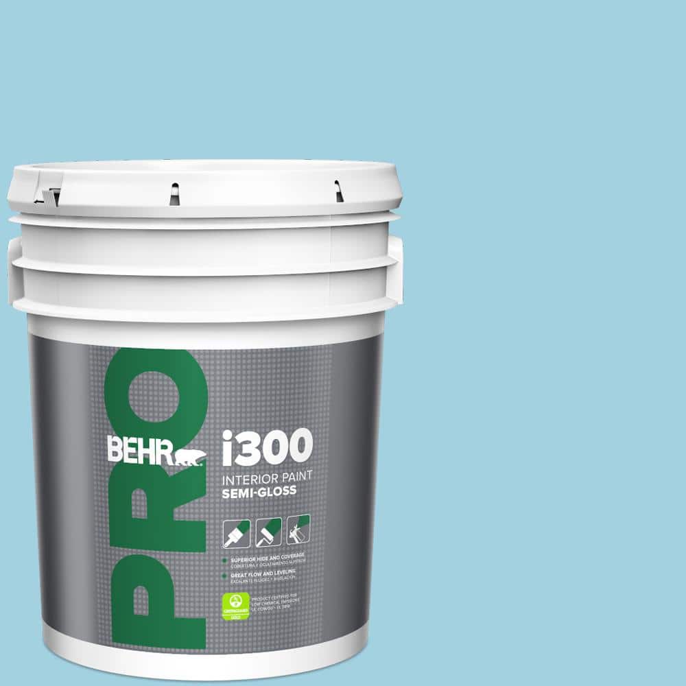 BEHR PRO 5 gal. #M480-3 Bengal Blue Semi-Gloss Interior Paint