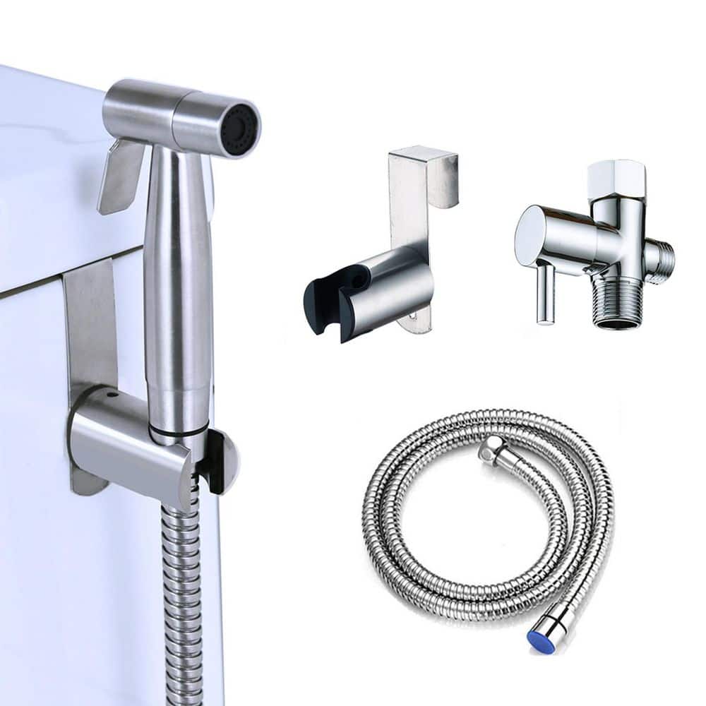 INSTER PICO Single-Handle Bidet Faucet Easy-to-Install Bidet Sprayer in Brushed Nickel (3)