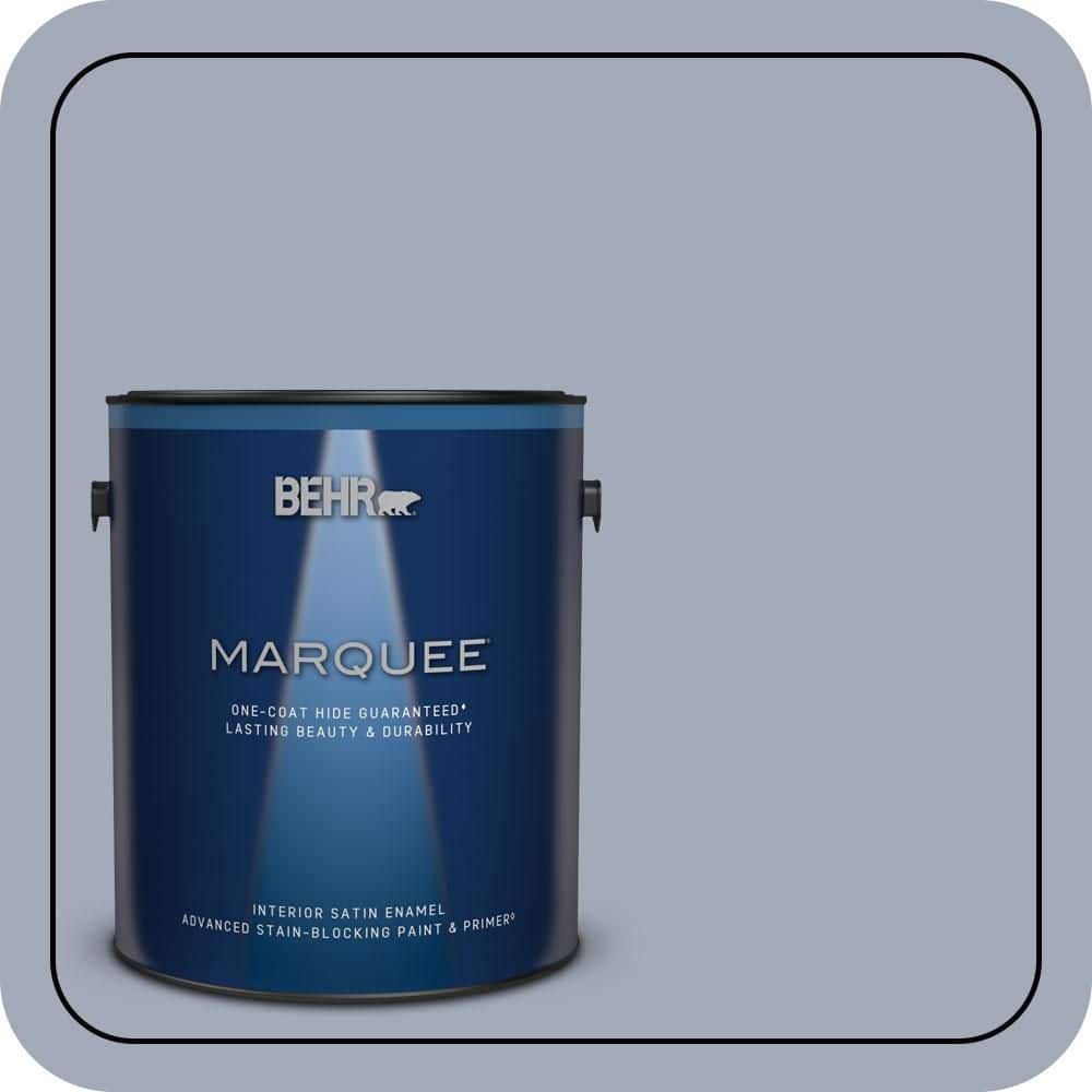 BEHR MARQUEE 1 gal. #610F-5 Ridge View Satin Enamel Interior Paint & Primer