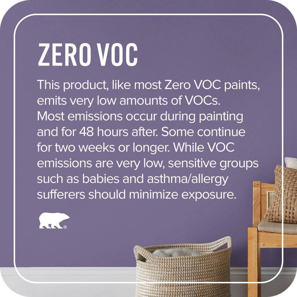 BEHR PREMIUM PLUS #MQ5-41 Violet Vixen Enamel Low Odor & Primer (4)