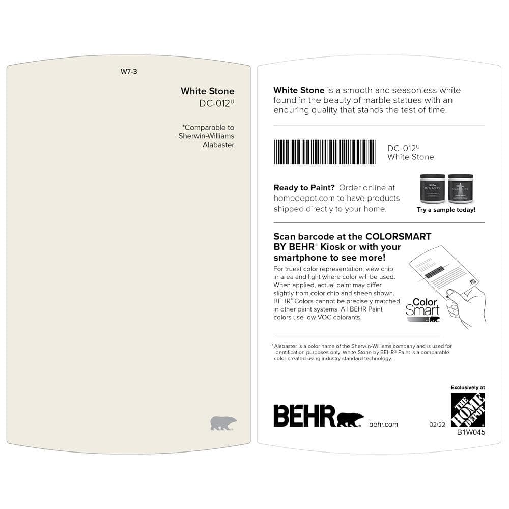 BEHR PREMIUM Designer Collection #DC-012 Enamel Interior Cabinet, Door & Trim Paint (2)