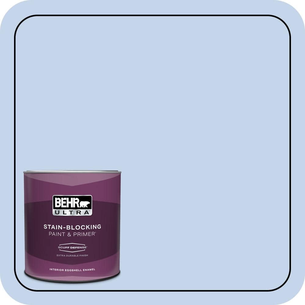 BEHR ULTRA 1 qt. #580A-3 Rain Song Extra Durable Eggshell Enamel Interior Paint & Primer