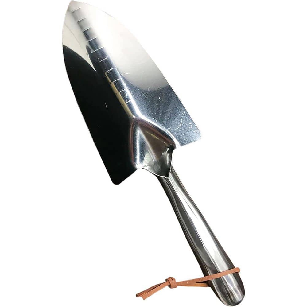 KIWDZFU 11 x 3.1 Stainless Steel Gardening Trowel with Ergonomic Handle for Simplified Digging and Planting (2)