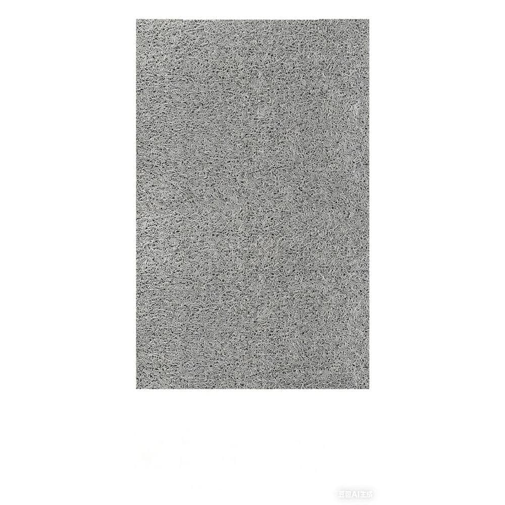 Wudkey 31.5 in. x 47.2 in. Shower Mats for Inside Shower with Drain Hole in Grey, Soft PVC Loofah Anti Slip Shower Stall Mat (1)