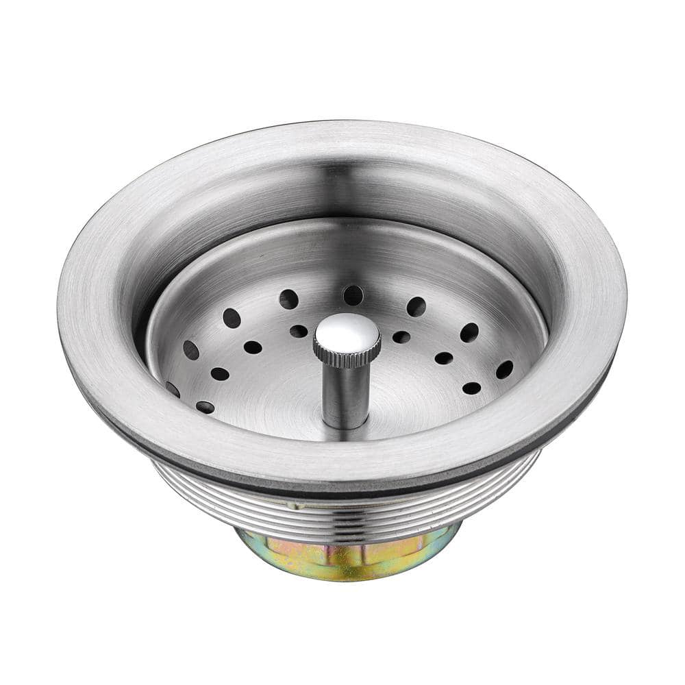 LUXIER 3-1/2 in. Drop-In Kitchen or Bar Sink Basket Strainer