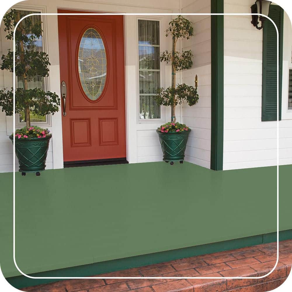 BEHR PREMIUM #PPU11-03 Low-Lustre Enamel Interior/Exterior Porch and Patio Floor Paint (2)