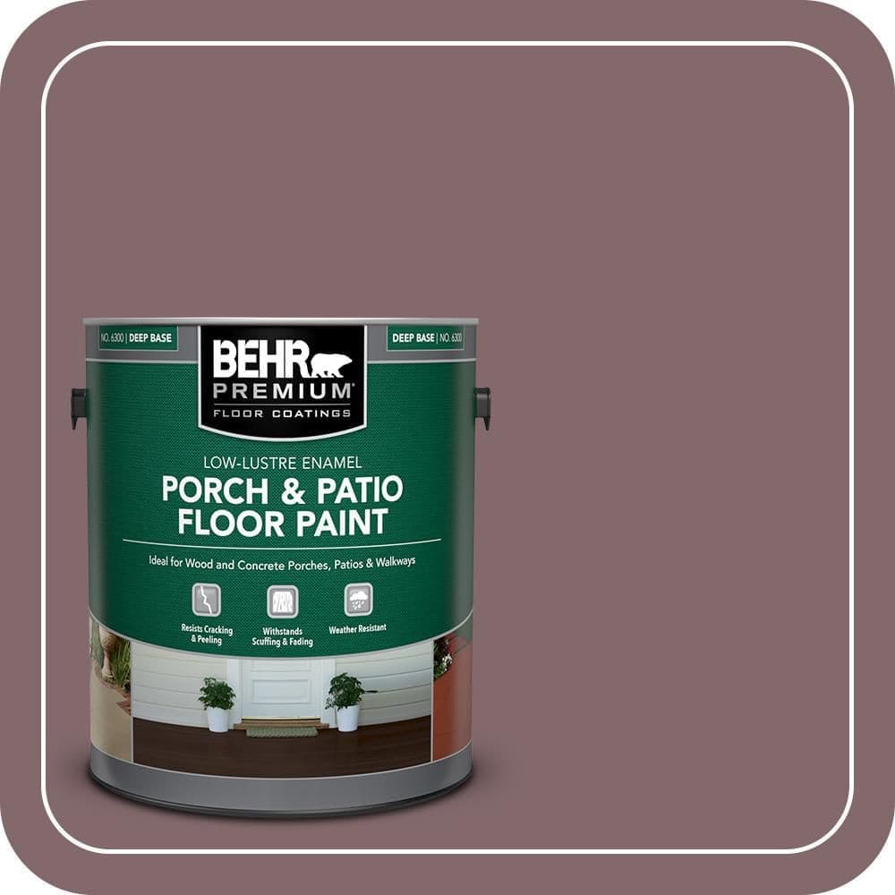 BEHR PREMIUM #N120-6 Low-Lustre Enamel Interior/Exterior Porch and Patio Floor Paint (1)