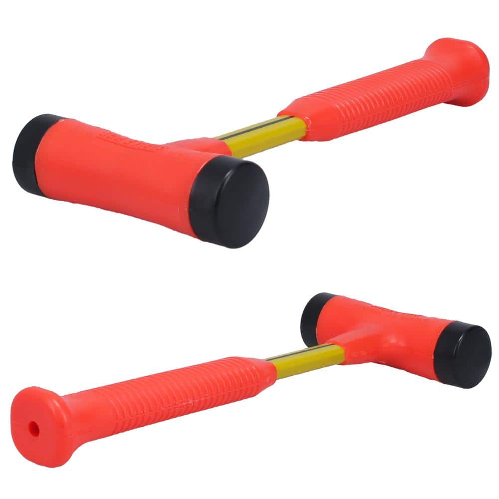 Nupla 1 lb. Non-Marring Strike Pro Power Drive Dead Blow Hammer with 12 in. Fiberglass Handle and Non-Slip Cush-N-Grip (3)