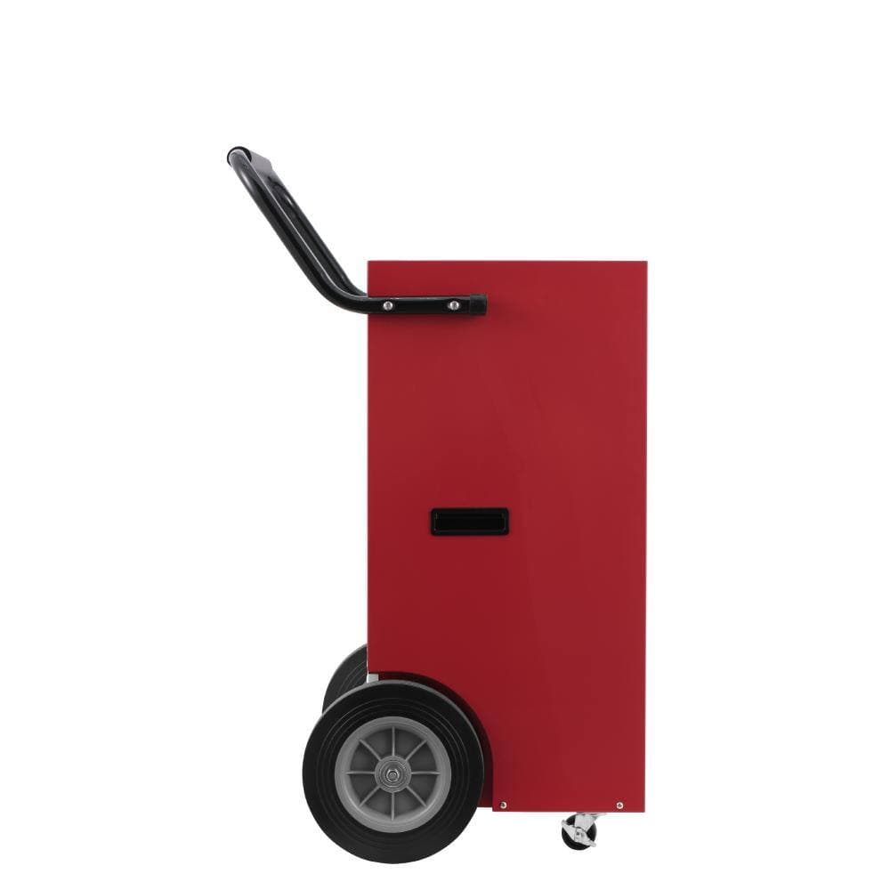 LUKO 225 Pints Commercial Dehumidifier in Red with Auto Defrost, Industrial Heavy Duty Commercial Portable Dehumidifier (2)
