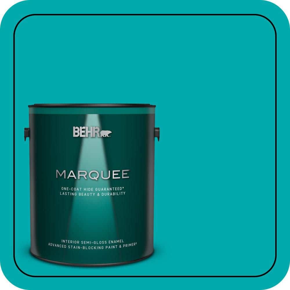BEHR MARQUEE 1 gal. #P460-5 Fiji Semi-Gloss Enamel Interior Paint & Primer