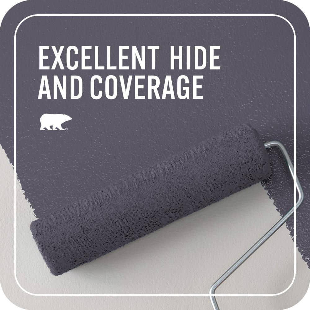 BEHR PREMIUM PLUS #S570-7A Plush Purple Enamel & Primer Color Sample (4)