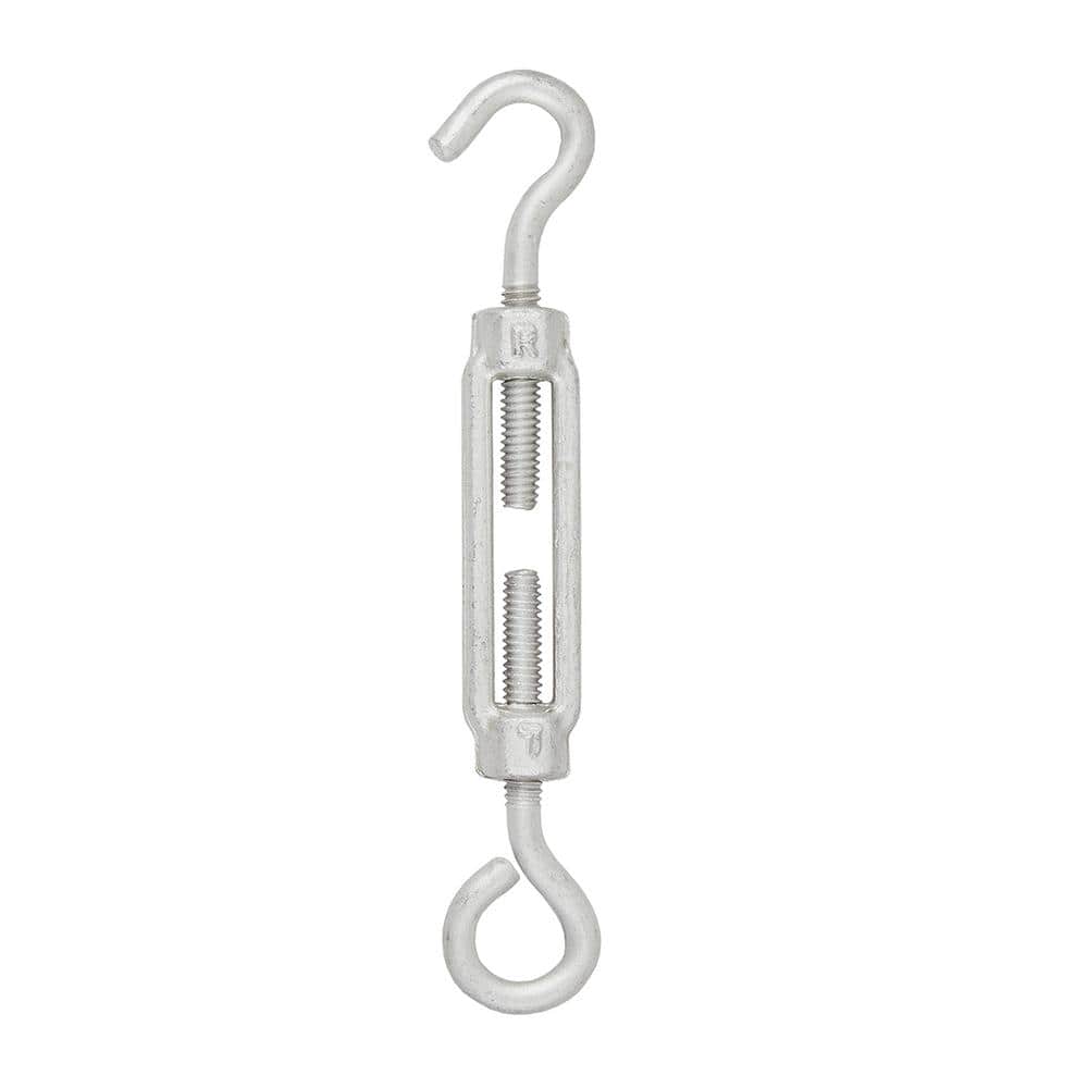 Everbilt 1/4 in. x 5-1/4 in. Galv Turnbuckle HK/Eye