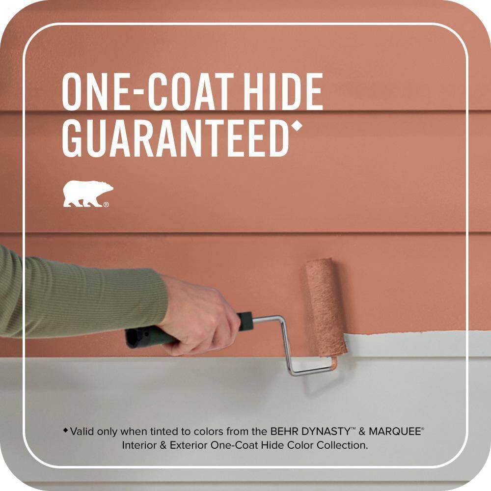 BEHR MARQUEE 5 gal. #PMD-11 Warm Terra Cotta Semi-Gloss Enamel Exterior Paint & Primer (3)