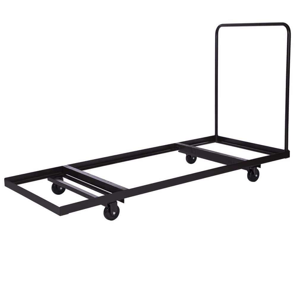 HAMPDEN FURNISHINGS Baldwin/Wyatt 72 in. 1100 lbs. Weight Capacity Powder Coated Steel Folding Table Dolly