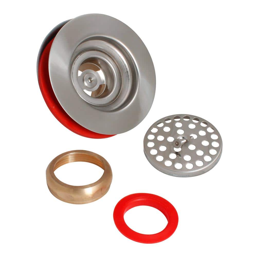 KEENEY Stainless Steel Commercial Wide Top Sink Strainer and Tailpiece (2)