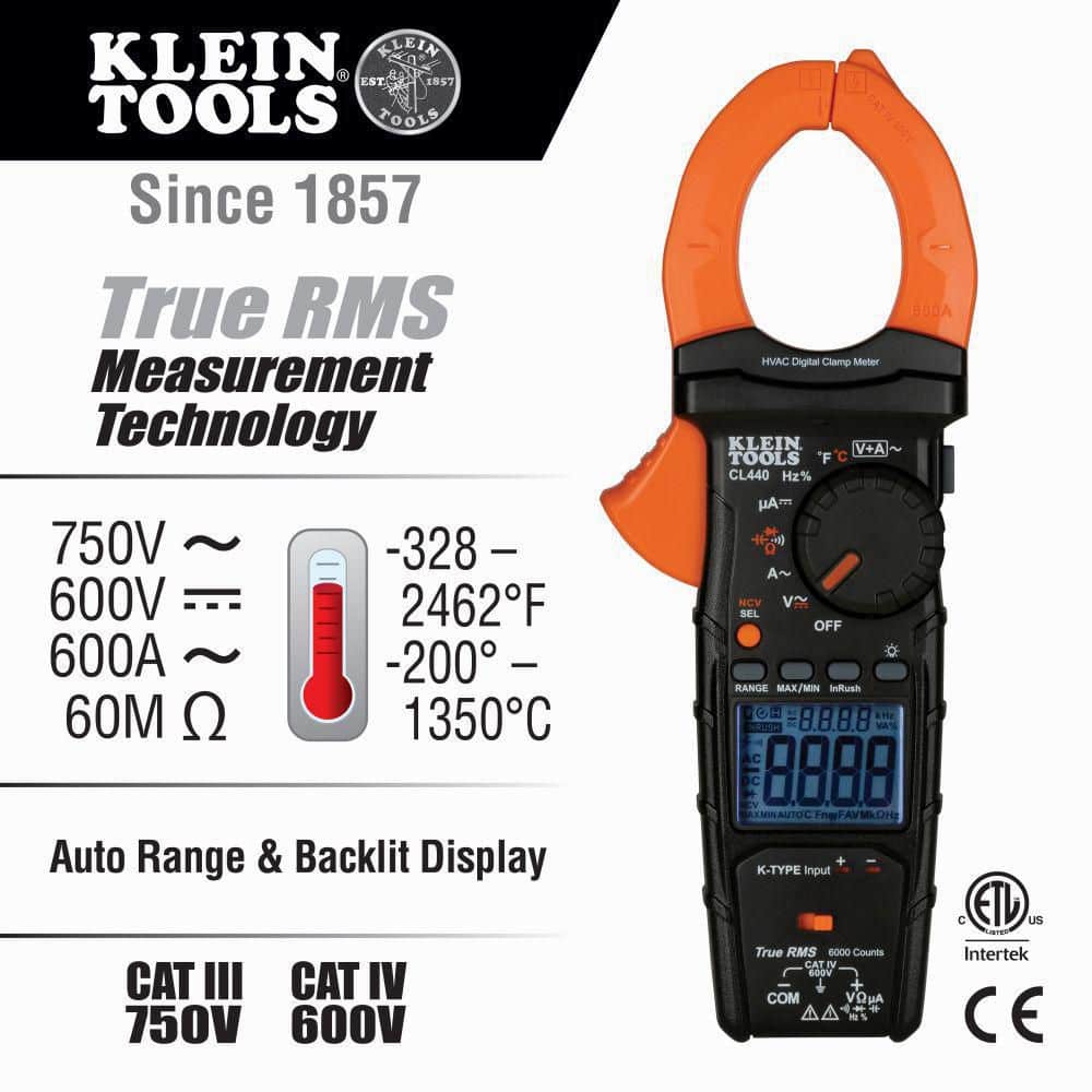 Klein Tools HVAC Clamp Meter (2)