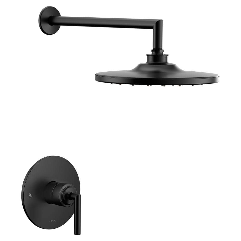 MOEN Arris M-CORE 3-Series 1-Handle Shower Trim Kit in Matte Black (Valve Not Included)