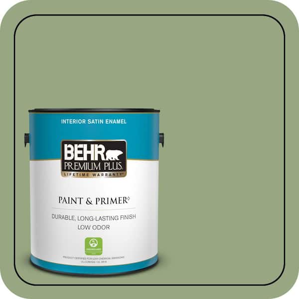 BEHR PREMIUM PLUS #M380-5 Hillside Grove Enamel & Primer Color Sample (4)