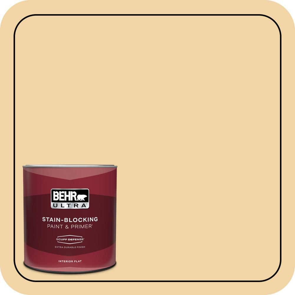 BEHR ULTRA 1 qt. #PMD-93 Garbanzo Bean Extra Durable Flat Interior Paint & Primer