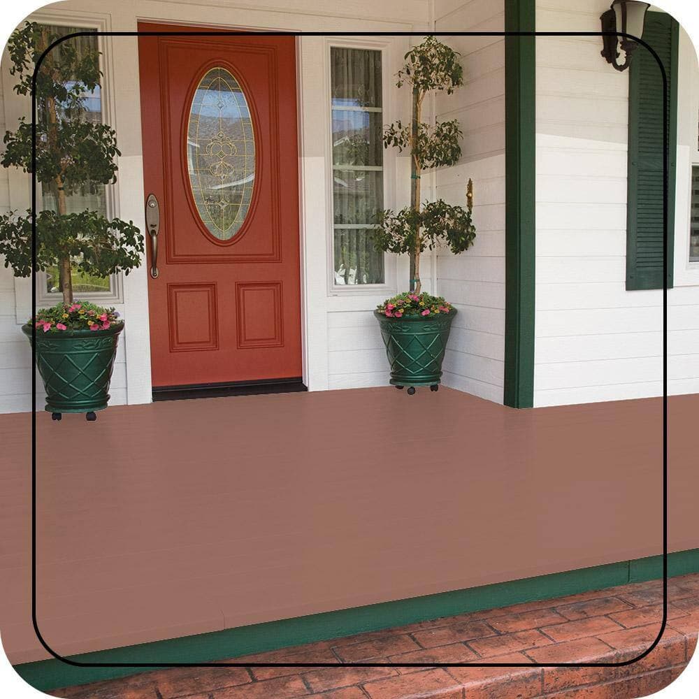 BEHR PREMIUM #S180-5 Low-Lustre Enamel Interior/Exterior Porch and Patio Floor Paint (2)
