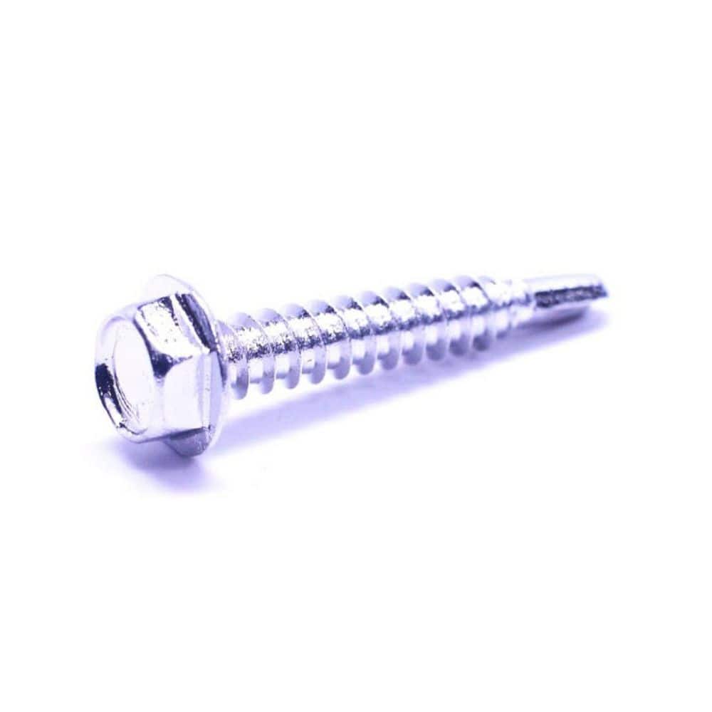 FOREVERBOLT #6 x 1/2 in. Hex Head Stainless Steel Self Drilling Sheet Metal Screws Treated with NL-19 (100-Pack) (2)
