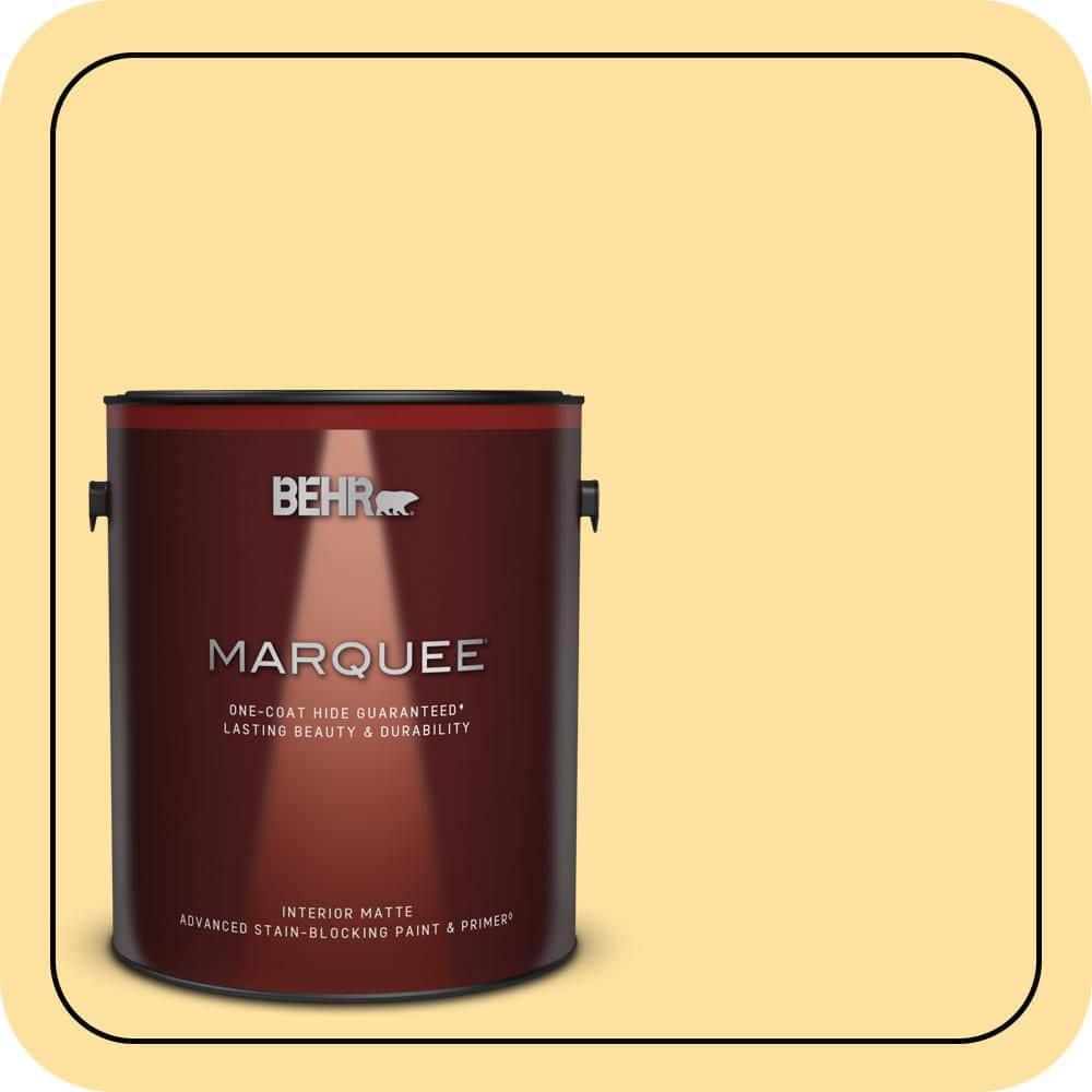 BEHR MARQUEE 1 gal. #P280-3 Polka Dot Skirt Matte Interior Paint & Primer