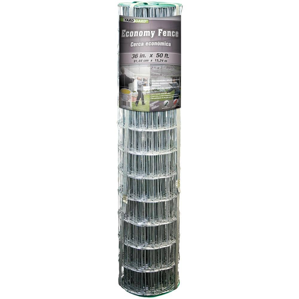 YARDGARD 3 ft. x 50 ft. Economy 16-Gauge Welded Wire Fence