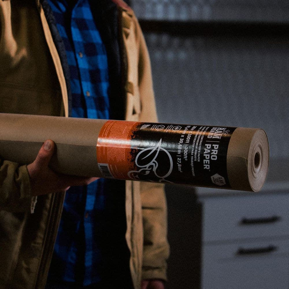 Ram Board 12 mil. x 36 in. x 100 ft. Pro Paper Surface Protection Paper (3)