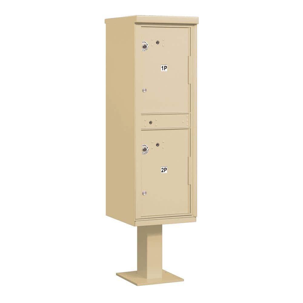 Salsbury Industries 3300 Series USPS 2-Compartments Outdoor Parcel Locker