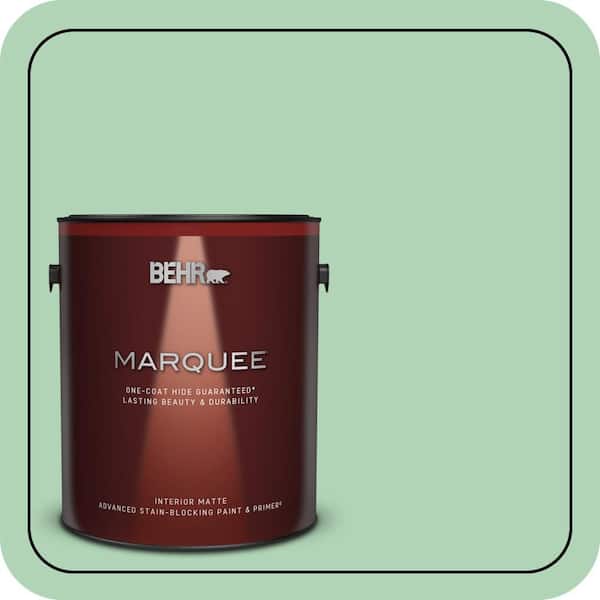 BEHR PREMIUM PLUS #M410-3 Enchanted Meadow Enamel Low Odor & Primer (2)